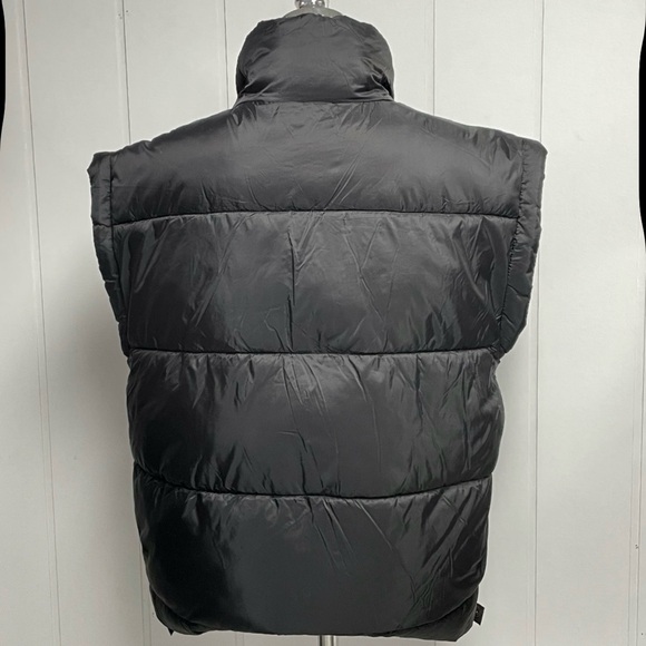 NWT Anthropologie Vest by RD Style Quilted Puffer black pockets “Ash” sz XS L - Picture 7 of 16